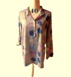 (15) - blouse femme t.40 grise, Kleding | Dames, Blouses en Tunieken, Ophalen of Verzenden, Zo goed als nieuw, Maat 38/40 (M)