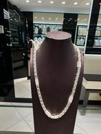 Zilver magnum ketting met stenen, Ophalen, Nieuw, Zilver