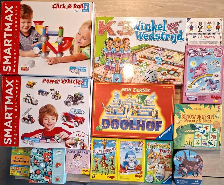 Spellen voor kleuters en jonge kinderen, Hobby & Loisirs créatifs, Jeux de société | Jeux de plateau, Comme neuf, 1 ou 2 joueurs