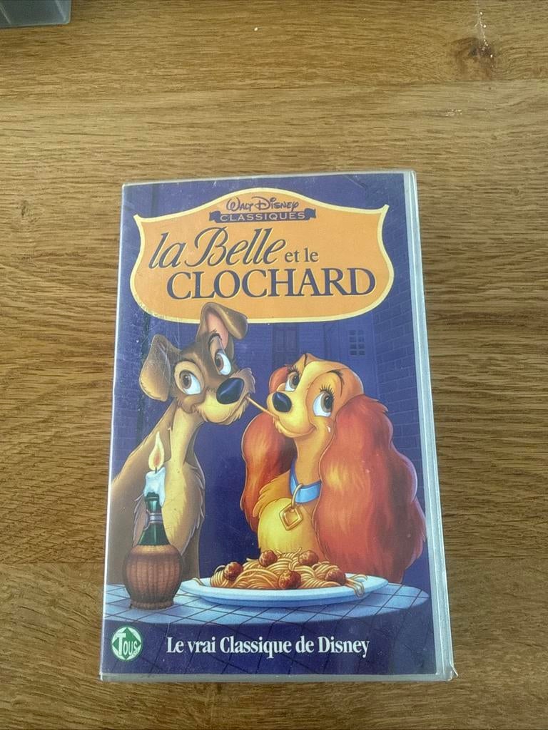 VHS Cassette vidéo Disney La Belle et le Clochard 1955, Enlèvement ou Envoi, Comme neuf