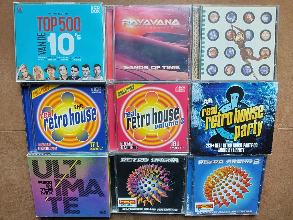 CD * DANCE - TRANS - RETRO - CLUB - HITS * 10€ PAR BOÎTE CD, Enlèvement ou Envoi, Comme neuf