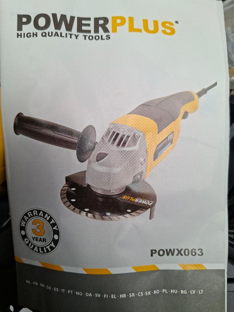 Haakse slijper, Enlèvement, Neuf