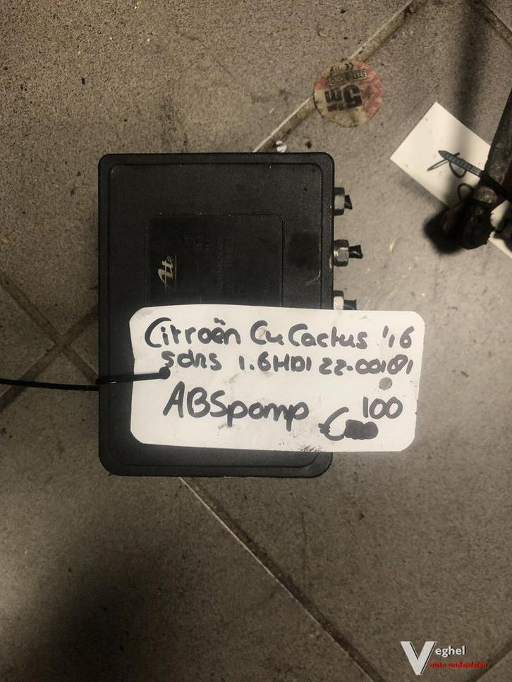 Citroen C4 Cactus 1.6HDI ABS pomp 2016, Auto-onderdelen, Remmen en Aandrijving, Gebruikt, Ophalen of Verzenden