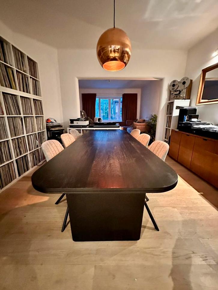 Mango Houten Tafel + 6 Stoelen - Maisons Du Monde, Huis en Inrichting, Tafels | Eettafels, Zo goed als nieuw, Ophalen