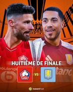 A vendre 4places côte à côte Lille vs Aston Villa le 12/3, Tickets & Billets