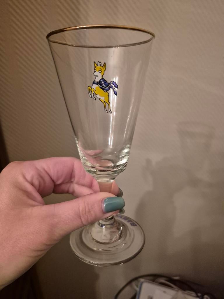 Vintage Babycham glaasjes, Enlèvement