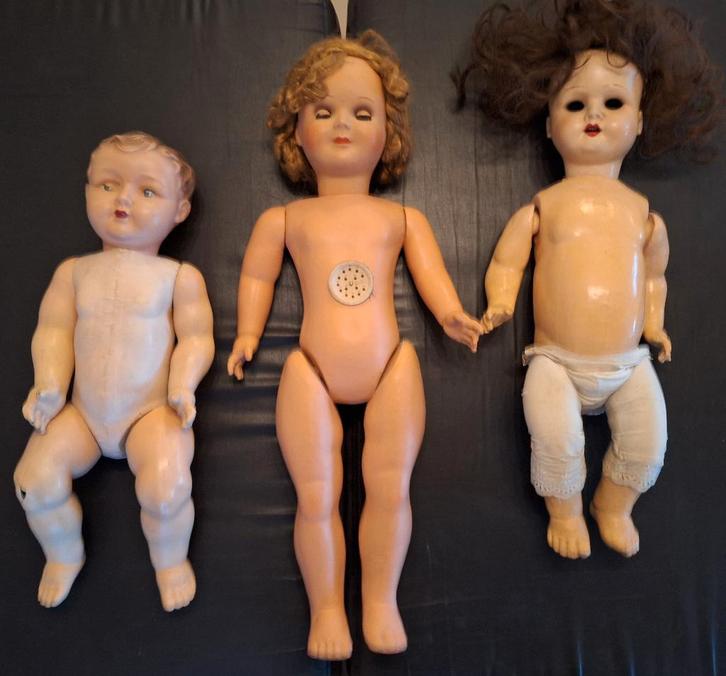 oude Unica-poppen..., Verzamelen, Poppen, Gebruikt, Pop, Ophalen