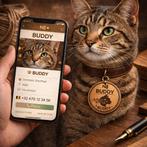 Gepersonaliseerde medaille voor honden en katten  vind het, Dieren en Toebehoren, Overige Dieren-accessoires, Verzenden, Nieuw