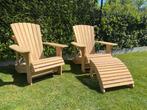 Adirondack 'Bear Chair' tuinstoel in Iroko hout, Ophalen, Nieuw, Hout