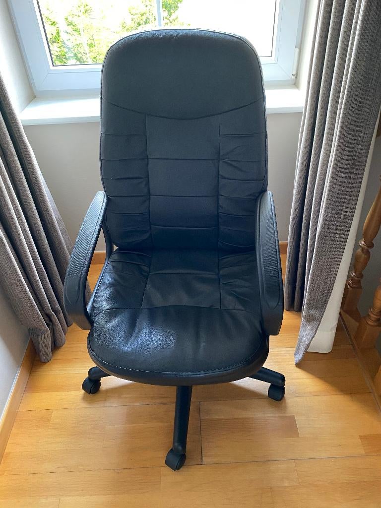 BUREAUSTOEL TE KOOP, Enlèvement, Utilisé, Noir, Chaise de bureau