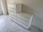 IKEA MALM commode 3 tiroirs blanche – 80x48x78 cm, Maison & Meubles, 3 ou 4 tiroirs, 25 à 50 cm, Moins de 100 cm, Enlèvement