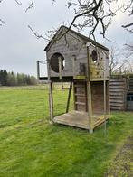 Klimtoren-boomhut, Ophalen, Gebruikt