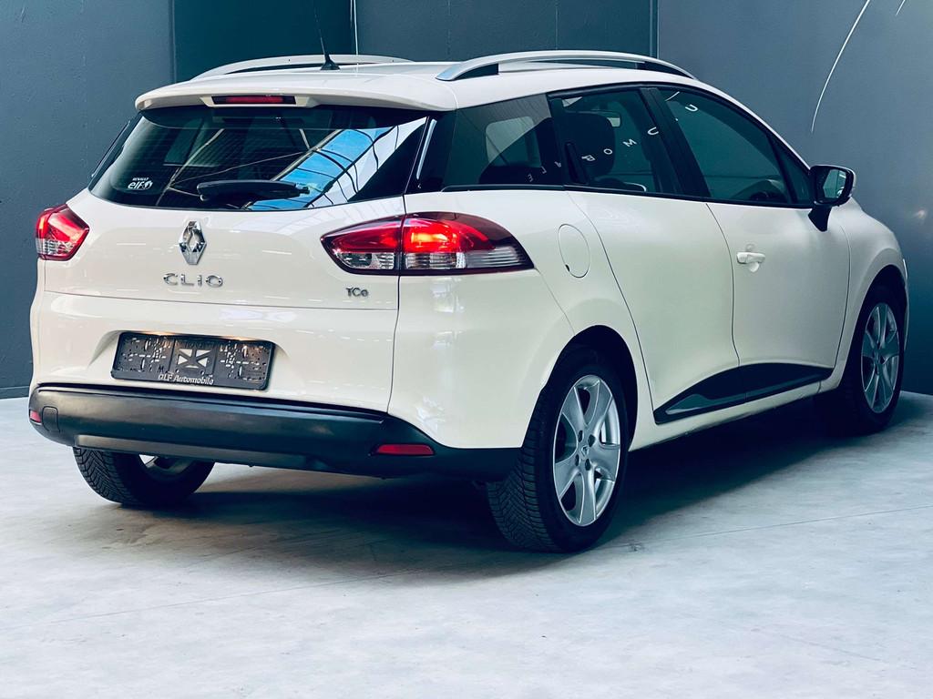 Renault Clio 0.9 TCe *CLIMATISATION*GPS* (bj 2015), Auto's, Voorwielaandrijving, Stof, Gebruikt, Zwart