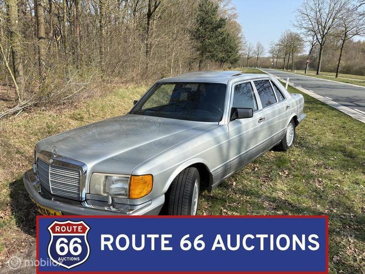 Mercedes-Benz 560 SEL | 1986 | Route 66 Auctions, Auto's, Oldtimers, Bedrijf, Te koop, Mercedes-Benz, Benzine, Overige carrosserie