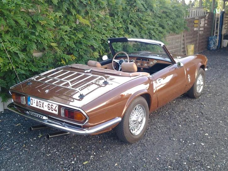 Triumph Spitfire, Auto's, Oldtimers, Particulier, Triumph, Cabriolet, Bruin, Beige, Leder, Ophalen