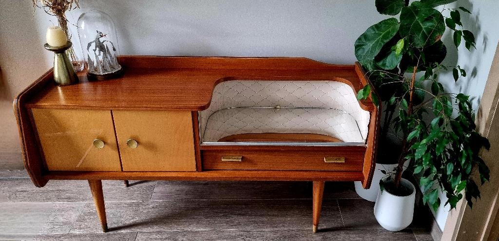 Vintage mid-century dressoir - uniek ontwerp, Ophalen