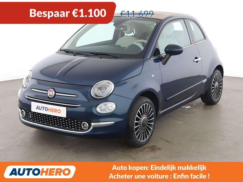Fiat 500C 1.2 Lounge (bj 2018, automaat), Auto's, Fiat, Te koop, 500C, ABS, Airbags, Airconditioning, Bluetooth, Boordcomputer