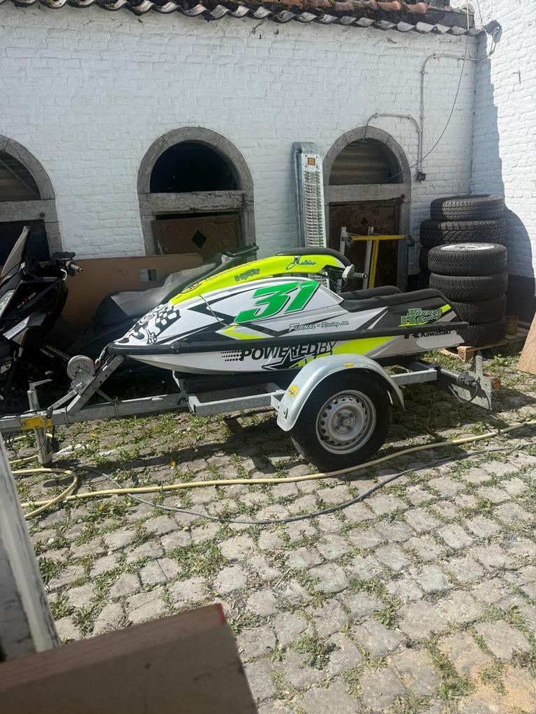 Jet-ski Kawasaki sx750 avec remorque riba, Watersport en Boten, Jetski's en Waterscooters, Ophalen