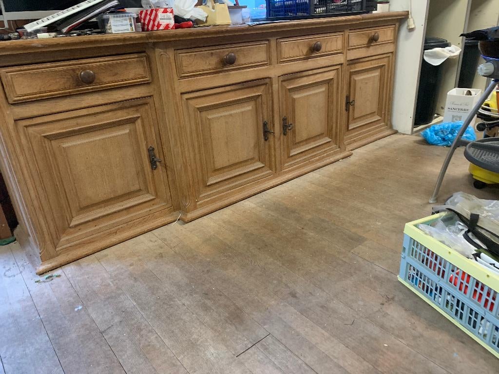 dressoirkast, Ophalen, Eikenhout