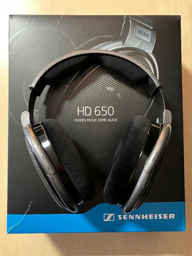 Sennheiser HD 650 + Sonarworks individuele kalibratie + doos, TV, Hi-fi & Vidéo, Casques audio, Utilisé, Circum-aural, Sennheiser