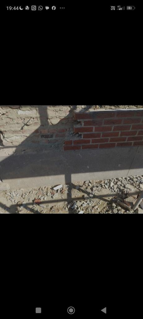 Pierres de taille anciennes 160x60x8 (x3), Enlèvement, Utilisé, Pierres naturelles