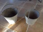 Zinken emmers, Huis en Inrichting, Emmers, Ophalen, Zink