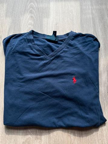 Ralph Lauren T-Shirt (donkerblauw) (Maat L) beschikbaar voor biedingen