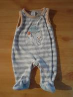 Kruippakje C&A babyclub grijswit gestreept maat 56, Kinderen en Baby's, Nacht- of Onderkleding, C&A, Jongetje of Meisje, Ophalen of Verzenden