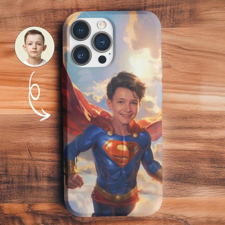 Coque telephone photo personnalisée pour enfant - Superman, Télécoms, Téléphonie mobile | Housses, Coques & Façades | Apple iPhone