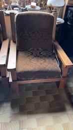 2 antieke houten fauteuil zetels, Ophalen