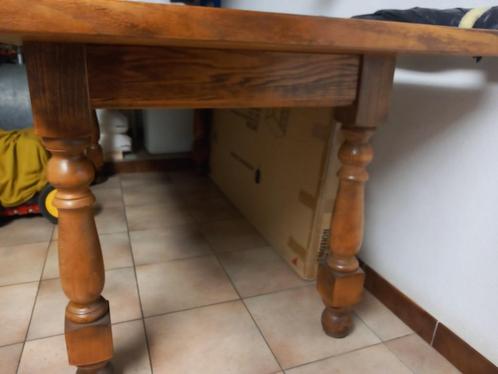 te  koop vol eiken eettafel  plus stoelen, Huis en Inrichting, Tafels | Eettafels, Zo goed als nieuw, 50 tot 100 cm, 200 cm of meer