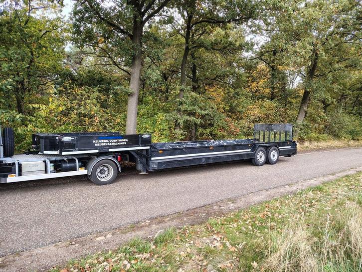 Veldhuizen semi dieplader BE / CE + DIVERSE TRAILERS, Auto's, Vrachtwagens, Particulier, Aanhangers en Opleggers, BTW verrekenbaar