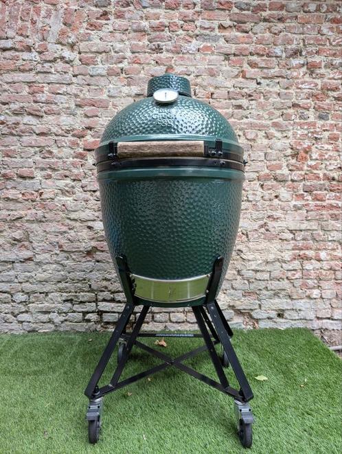 Big Green Egg Large, Tuin en Terras, Houtskoolbarbecues, Gebruikt, Ophalen