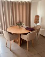 Eettafel eikenhout 1m30, Ophalen, Zo goed als nieuw, Eikenhout