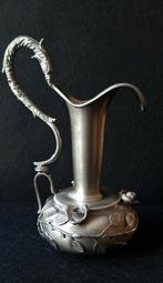 Amfora vase décoratif en métal / Art Nouveau Italy, Verzenden