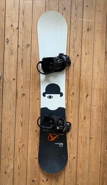 Snowboard Bataleon Goliath 164 cm + fixations Burton, Enlèvement ou Envoi, Utilisé, Planche