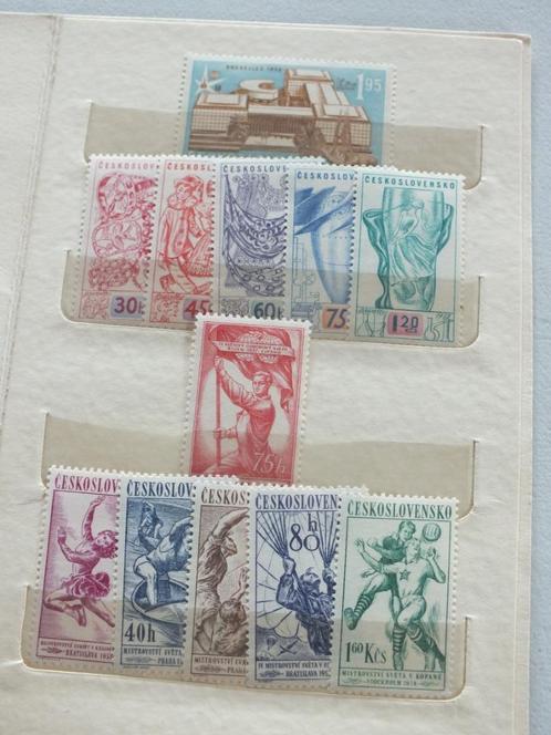 Tsjecho-Slowakije 1958 - Wereldtentoonstelling Brussel **, Postzegels en Munten, Postzegels | Europa | Overig, Postfris, Overige landen