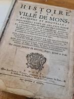 Lot exceptionnel – 2 livres anciens rares sur Mons, Antiek en Kunst, Ophalen of Verzenden