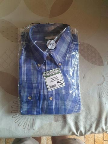 Hemd (in verpakking), Kleding | Heren, Overhemden, Blauw, Nieuw, Overige merken, Halswijdte 39/40 (M)