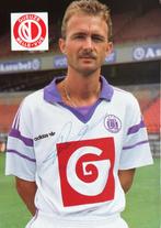 Spelerskaart Adri van Tiggelen - RSC Anderlecht - 1988-1989, Verzenden, Zo goed als nieuw, Spelerskaart