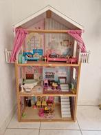 Houten poppenhuis, Kinderen en Baby's, Speelgoed | Poppenhuizen, Ophalen, Gebruikt, Poppenhuis