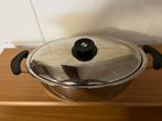 Casserole AMC, Huis en Inrichting, Keuken | Potten en Pannen, Inox, Gebruikt, Keramische plaat, Ophalen