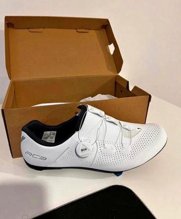 Shimano RC302 WIT Wielerschoenen - Maat 45 (1x gedragen!), Enlèvement ou Envoi, Comme neuf, Shimano, Hommes