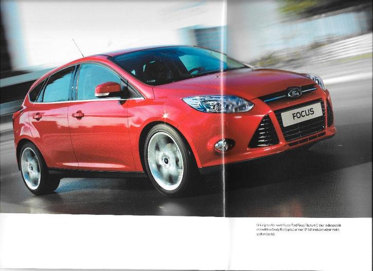 FORD FOCUS 2012, Boeken, Auto's | Folders en Tijdschriften, Zo goed als nieuw, Ford, Ophalen of Verzenden