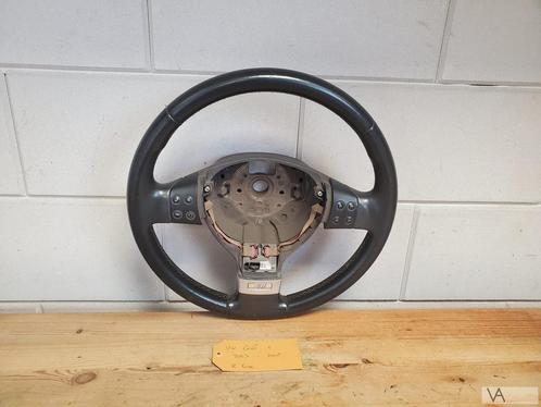 VW Golf 5 2003 - 2008 leer lederen stuur R LINE knoppen €100, Auto-onderdelen, Besturing, Volkswagen, Gebruikt, Ophalen of Verzenden