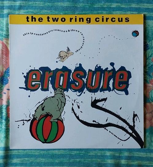Dubbel 12'. Erasure. the two ring circus, Cd's en Dvd's, Vinyl | Pop, Gebruikt, 1980 tot 2000, Ophalen of Verzenden