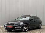 BMW 530dA Luxury Line Pano tête haute pour angle mort au xén, 5 places, Cuir, Série 5, Noir