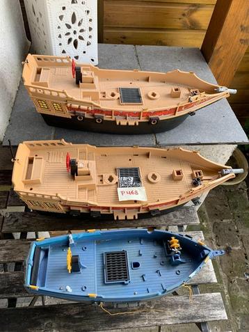 PLAYMOBIL P468: LOT 3 ONDERDELEN PIRATENSCHEPEN beschikbaar voor biedingen