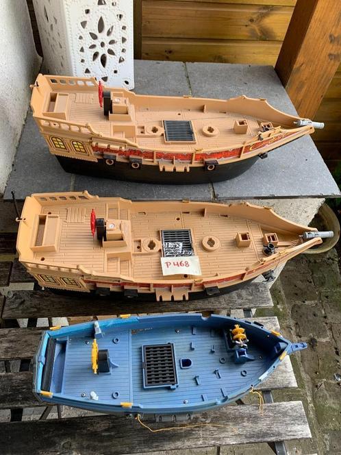 PLAYMOBIL P468: LOT 3 ONDERDELEN PIRATENSCHEPEN, Kinderen en Baby's, Speelgoed | Playmobil, Ophalen of Verzenden