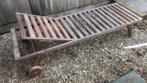 Tuin ligbed tropisch hout, Tuin en Terras, Ligbedden, Ophalen, Gebruikt, Hout